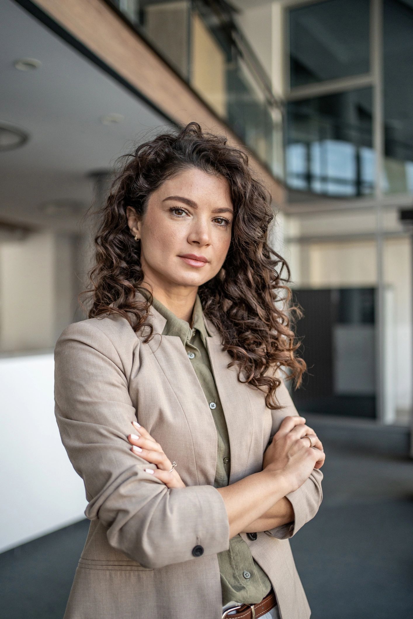 Professional strategist portrait in a modern office